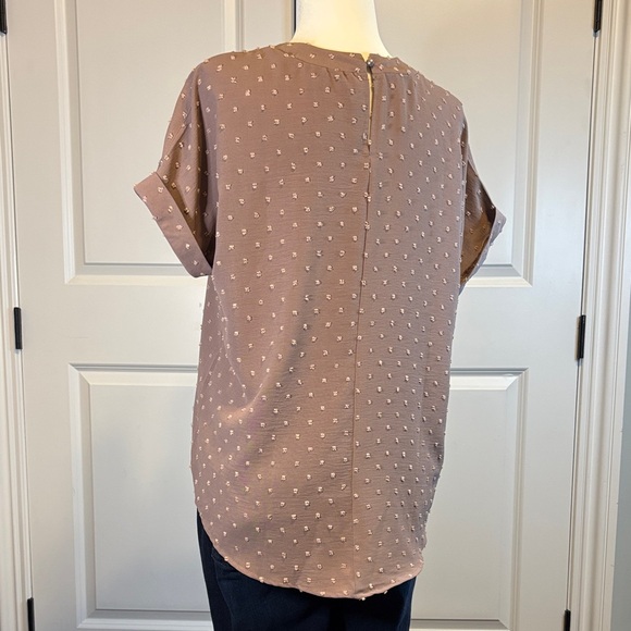 Pink Textured Blouse - Picture 3 of 6